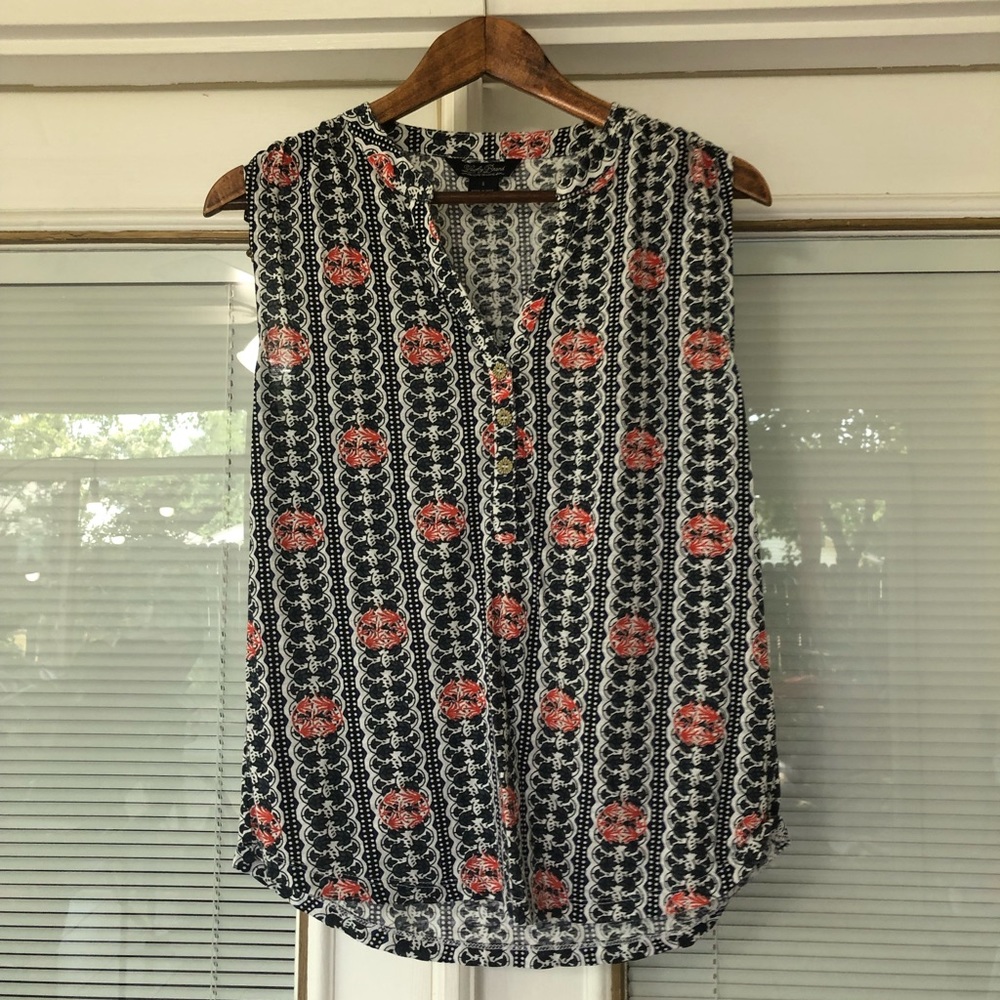 Lucky Brand Patterned Blouse